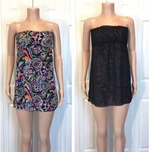 O.P. Ocean Pacific Juniors Mutlicolored Reversible Swimwear Cover Up Size Small